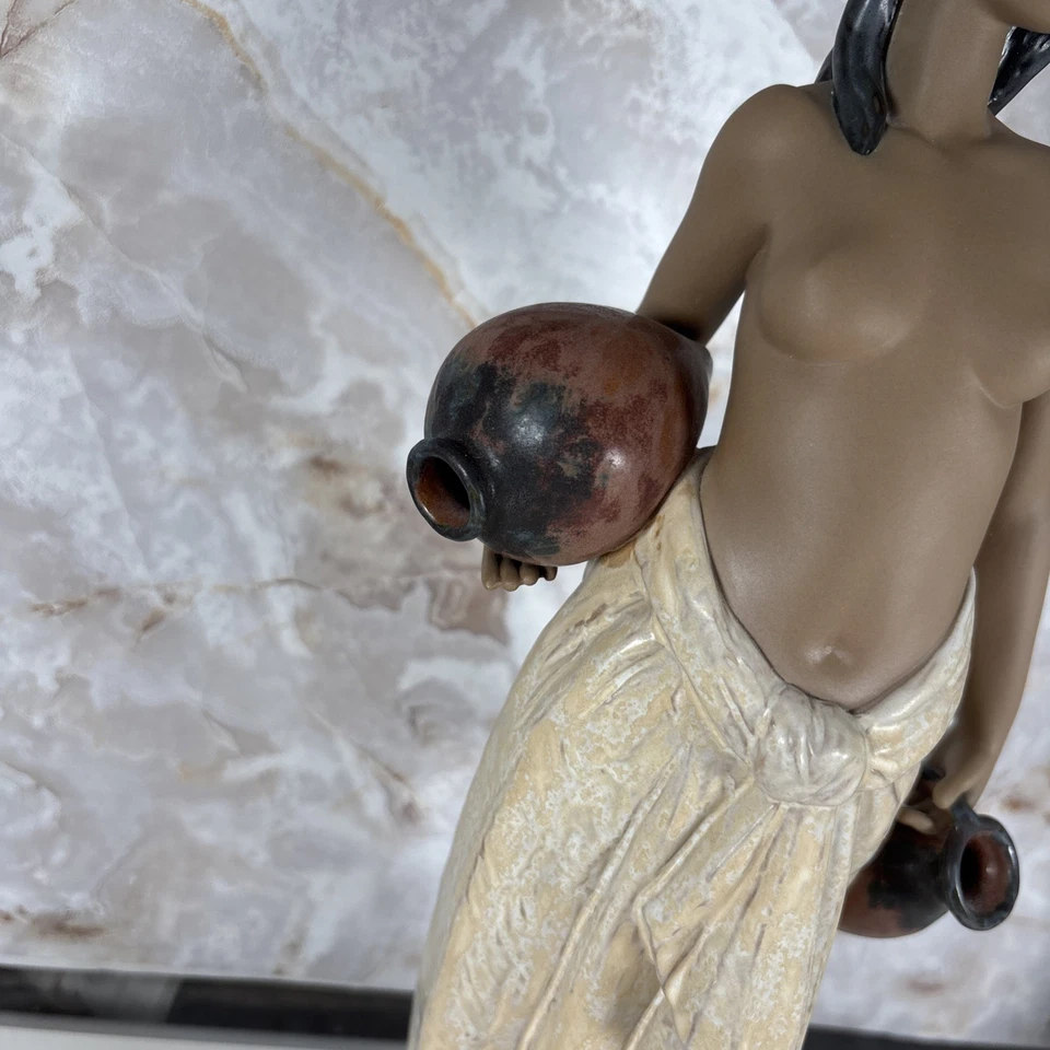 LLADRO Matte Water Girl Figurine. Porcelain Nude Female Figure No Box - Image 2 of 4