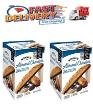 2 pack Nonni's Almond Chocolate Biscotti, 24 ct. Total 48 count great price.