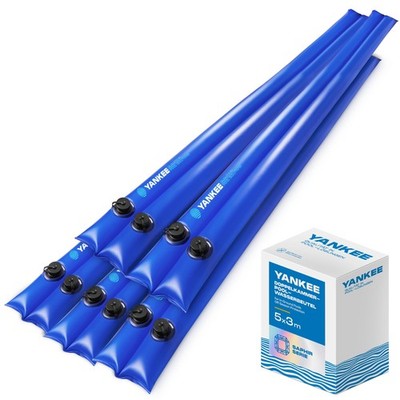10 ft. Dual Chamber Pool Water Tubes for Pool Cover (5 Pack), Extra Durable 0...