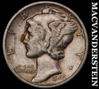 1942-S Mercury Dime- Silver- Scarce Better Date No Reserve #J3714