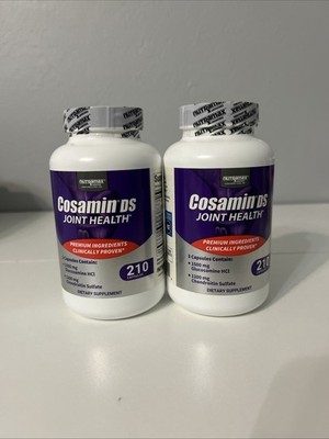 (2)Cosamin DS Joint with Glucosamine & Chondroitin for Joint Health,210 Exp 0628