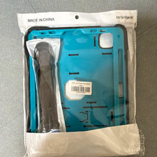 Shockproof Blue/Black Silicone Protective Case w/ Hand Strap for iPad 10th/11th