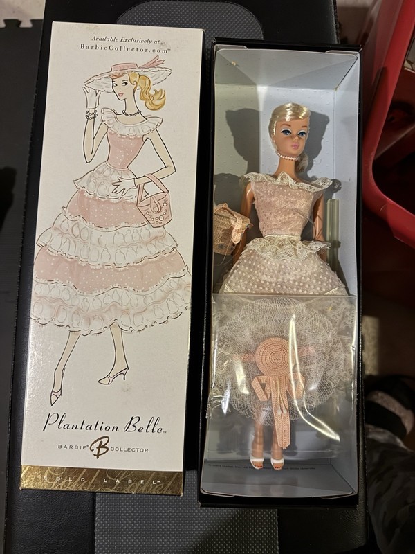 NICE 2004 Mattel #C3828 Plantation Belle Repro Swirl Barbie Doll NIB Gold Label