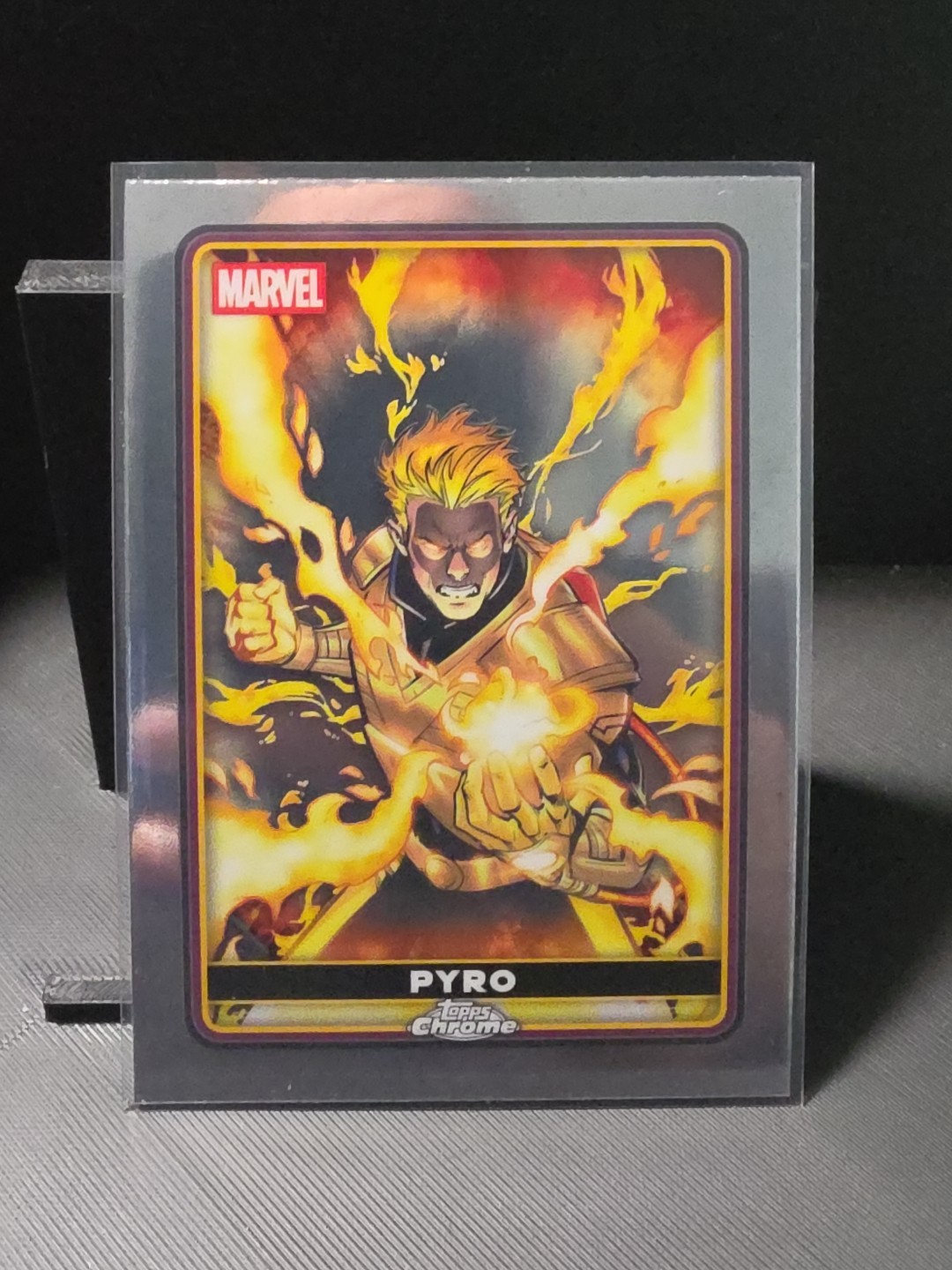 2025 Topps Chrome Deadpool - Pyro #11 Chrome Base