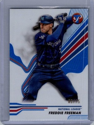 2024 Topps Pristine Freddie Freeman All-Star Game Blue Refractor /75 LA Dodgers