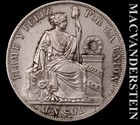 Peru: 1886 TF One Silver Sol - Scarce  Extra Fine  Better Date  #L7372 — photo 1