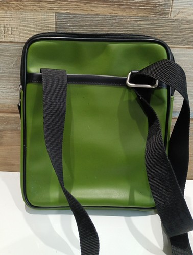 CALVIN KLEIN JEANS Green Cross Body Messenger Work Shoulder Bag Reporter Bag PVC - Picture 2 of 4
