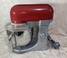 Kenwood KMX50 Stand Mixer w/ Mixing Bowl and Attachment - RED - Working