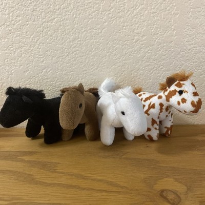 Mini Horses Aurora EBBA My Stable Plush Stuffed Animal Lot Of 4