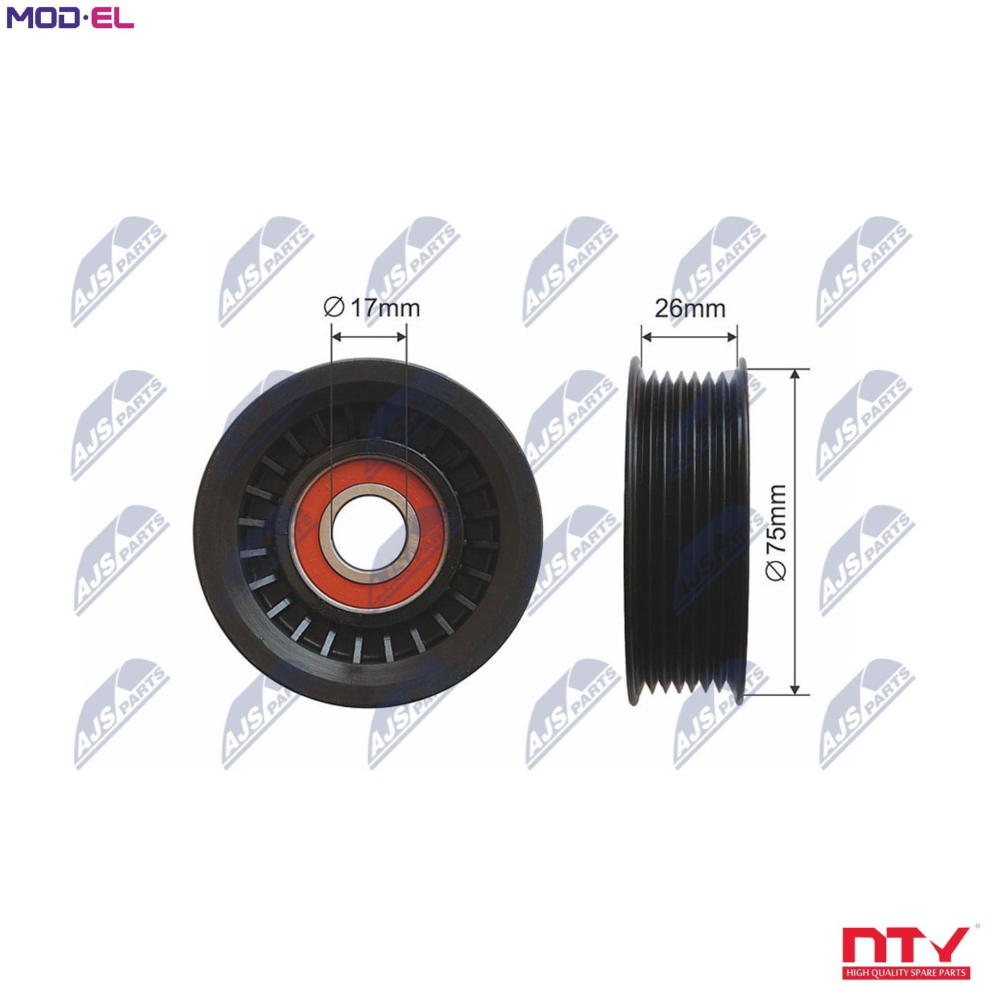 Nty Pulley Idler V-Belt For Honda Accord 08-12 Civic 06-12 Cr-V 07 - Image 9