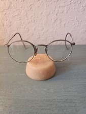 Vintage MidCentury FulVue 1023 Industrial Eyeglasses, Silver Frames- Good