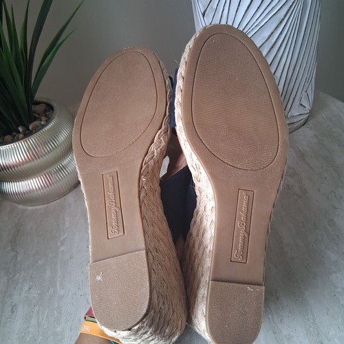 NWOT Tommy Bahamas Stacey Wedge Sandal Women's Size US 9M Navy Blue - Picture 6 of 8