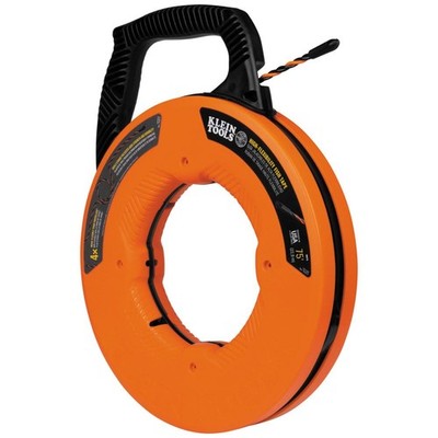 Klein 75 Foot High Flex Polyester Fish Tape Durable Lightweight Wire Pulling ...