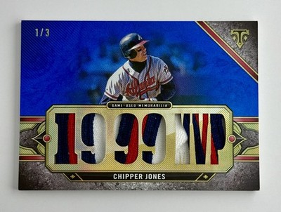2024 Topps Triple Threads - Chipper Jones Legends Game-Used Memorabilia   /3