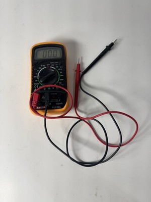 Excel XL830L Digital Multimeter Tester w/ Test Leads CAT II 600V