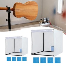 Paint Booth Portable with Mesh Door Paint Tent for Nail Craft Painting Works