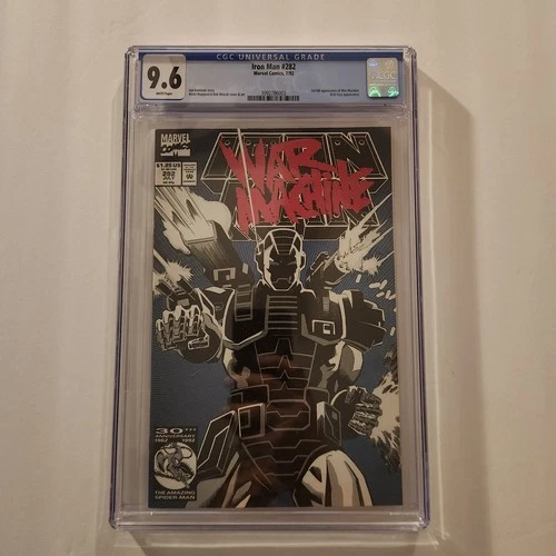 Iron Man 282 CGC Graded 9.6 NM+ 1st War Machine Marvel Comics 1992