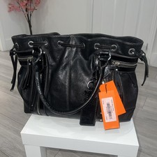 Karen Millen Black Leather Bag BNWT