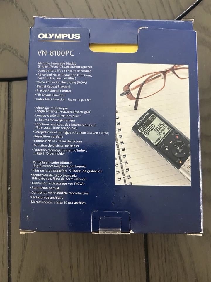 Olympus VN-8100PC Digital Voice Recorder - Open Box - Image 4 of 4