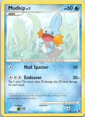 Mudkip #80/106 (LP) Great Encounters GE Pokemon