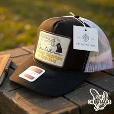 Retro Smith & Wesson Firearms Embroidered Patch Otto Foam Front Rope Trucker Hat