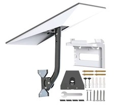 Adjustable Wall Mounting Kit for Starlink Gen 3 4 4X w/2-in-1 Router Mount 15.7"