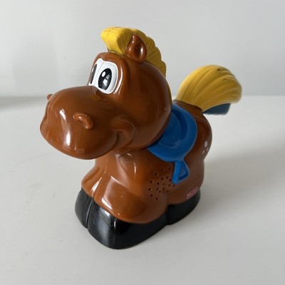 Fisher Price Taschenlampe Sounds Pferd Barnyard Basics Farm 2006 FUNKTIONIERT