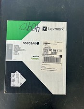 2 New Lexmark 55B0ZA0 Black Genuine Laser Toner Cartridge for MS431