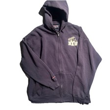 Vintage Jansport BYU Brigham Young University Hoodie Men's XL Navy Made In USA