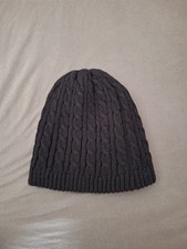 Schöne Strickmütze mit Strickmuster in Schwarz 🛷(New Yorker)Gr. One Size Top !