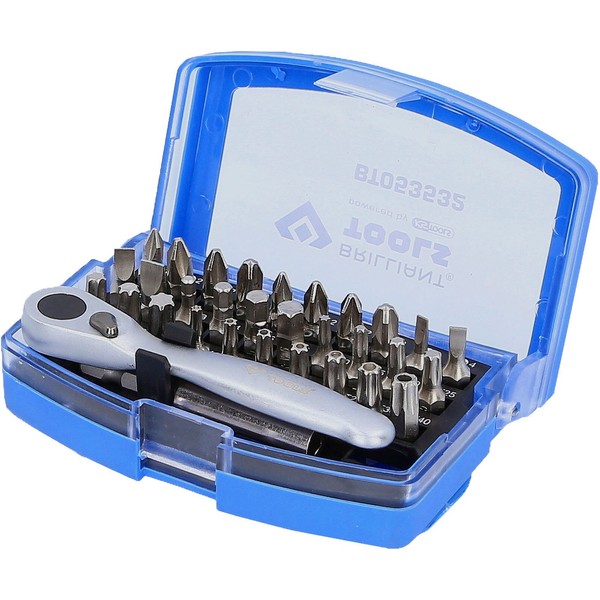 Brilliant Tools Bit-Satz Mit Bit-Umschaltratsche 32Tlg. - BT053532-image