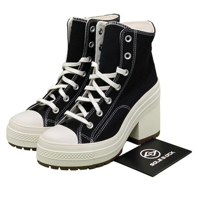 Converse Chuck 70 De Luxe Heel Black Men Unisex Platform High