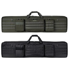 DÖRR Doppel-Gewehrtasche ProTac 130x32x13cm für 2 Langwaffen mit Schalldämpfer