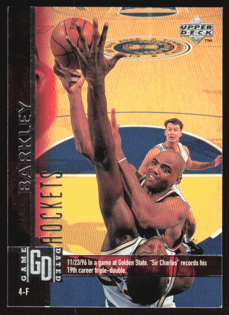 1997-98 Upper Deck Game Dated Charles Barkley #224 Houston Rockets