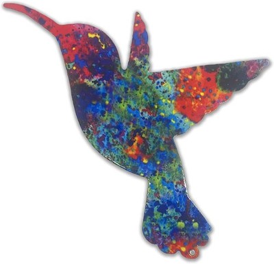 Sonoran Souvenirs Dreamy Opal Hummingbird Magnetic Screen Door Mesh Green 