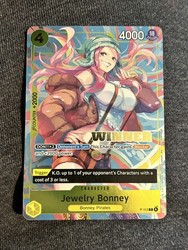 Jewelry Bonney P-113 Heroines Battle Pack One Piece Promo Card