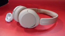 Sony WH-CH520 Over Ear Wireless Bluetooth Headphones WHCH520 - BEIGE