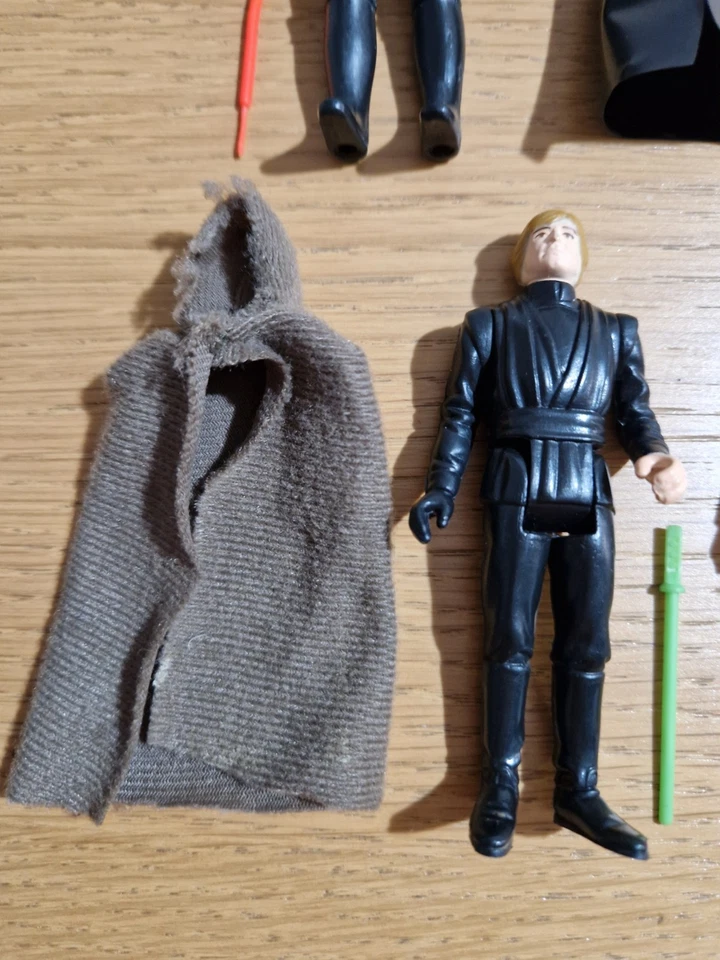 STAR WARS VINTAGE PALITOY.  DARTH VADER, FARMBOY LUKE, JEDI LUKE. ALL ORIGINAL. - Image 4 of 4