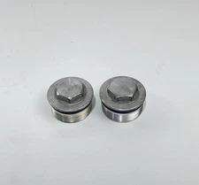 ♻️ Honda CBR 1100XX Super Blackbird 1997 - 2005 Front Fork Top Bolts Caps Pair♻️