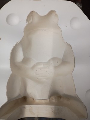 Vintage Macky Molds. Sitting Frog Ceramic Mold # 320