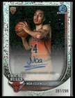 2025-26 Bowman #BCA-NE Noa Essengue Chrome Autographs Speckle Refractor #/299