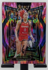 2025 Panini WNBA Select Shakira Austin Pink Shock Prizm #5 WASHINGTON MYSTICS