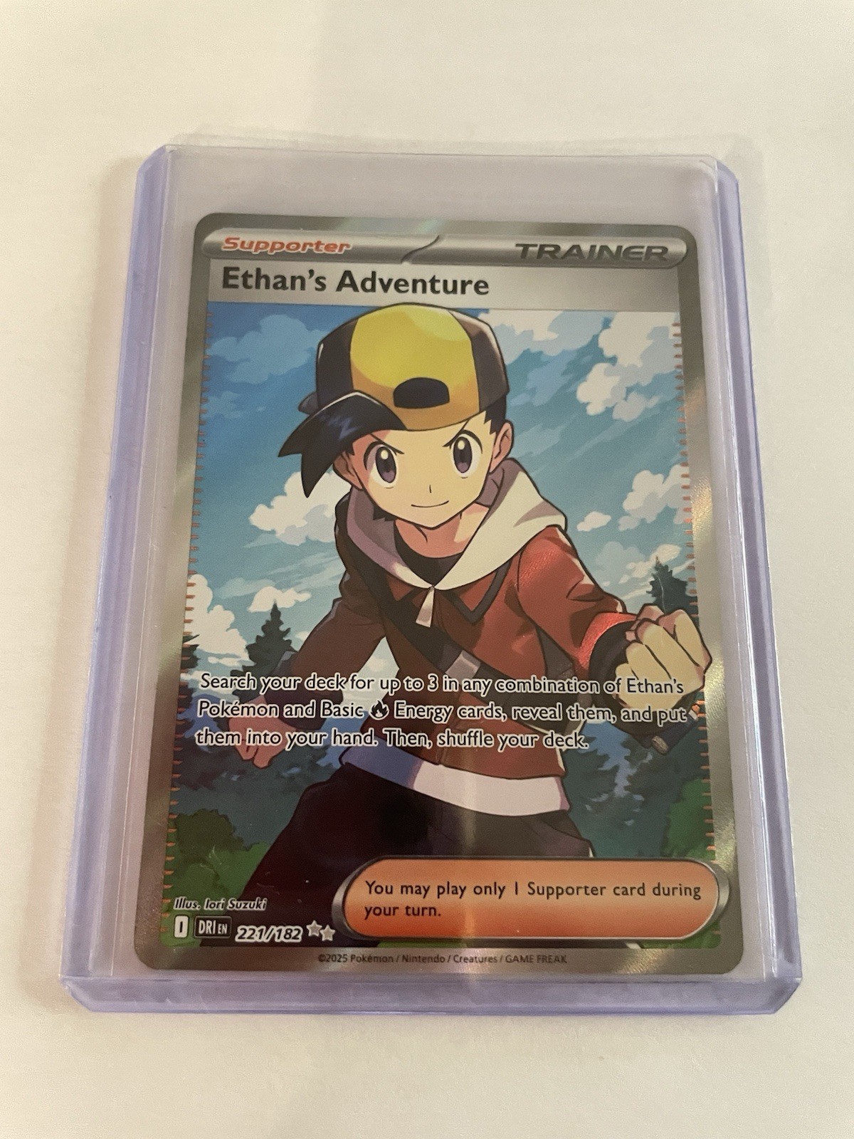 Pokemon Ethan's Adventure 221/182 Sv10: Destined Rivals Holo