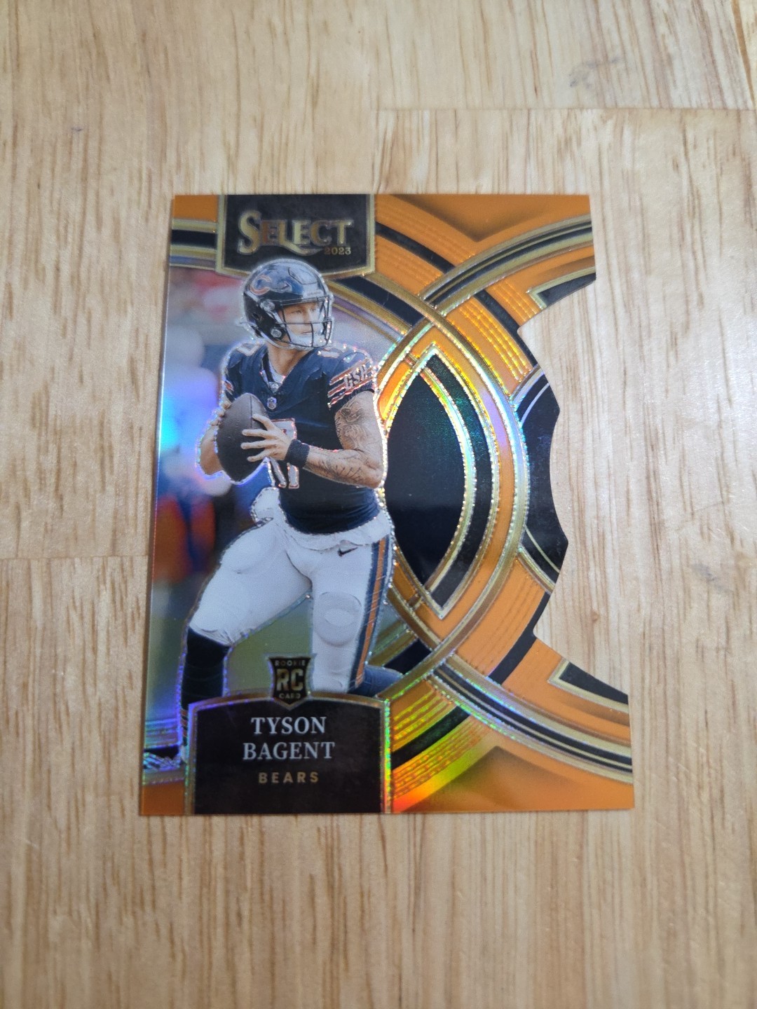2023 Select TYSON BAGENT Orange Die Cut /399 #123 Premier Level Rookie Bears