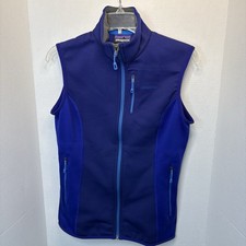Gilet ibrido Patagonia Piton Polartec full zip medio donna blu escursionismo outdoor