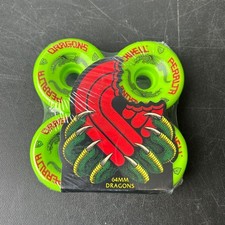 Powell Peralta Dragon Formula 64mm 93a Wheels Neon Green New Skatercore Powell Peralta Dragon Formula 64mm 93a Wheels Neon Green New Skatercore