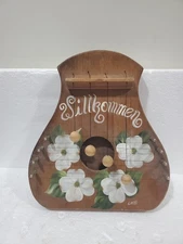 Vintage 1982 Home Grown Woods & Things Pigeon Forge Door Harp Chime Willkommen