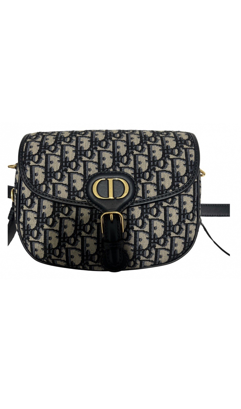 Authentic Dior Medium Bobby Bag Blue Dior Oblique Jacquard RRP $5,600 W Receipt