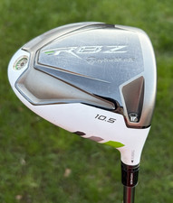 TAYLORMADE RBZ DRIVER (10.5 DEG) w/ R-FLEX SHAFT, COVER & NEW GRIP - GOOD COND!