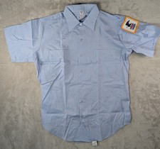 Vintage Flying Cross USPS Mailman Uniform Shirt Large 16.5 USA Eagle Patch